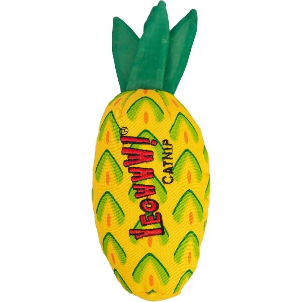 YEOWWW! Ananas-Katzenminze-Spielzeug für Katzen, Gelb, 17,8 cm