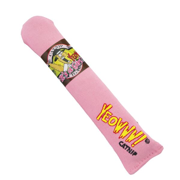 Yeowww!® Zigarre pink 100% CatNip