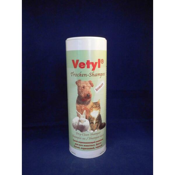 Trocken-Shampoo Vetyl 500g braun