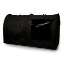 Show Shelter Euro double with vinyl in back Black